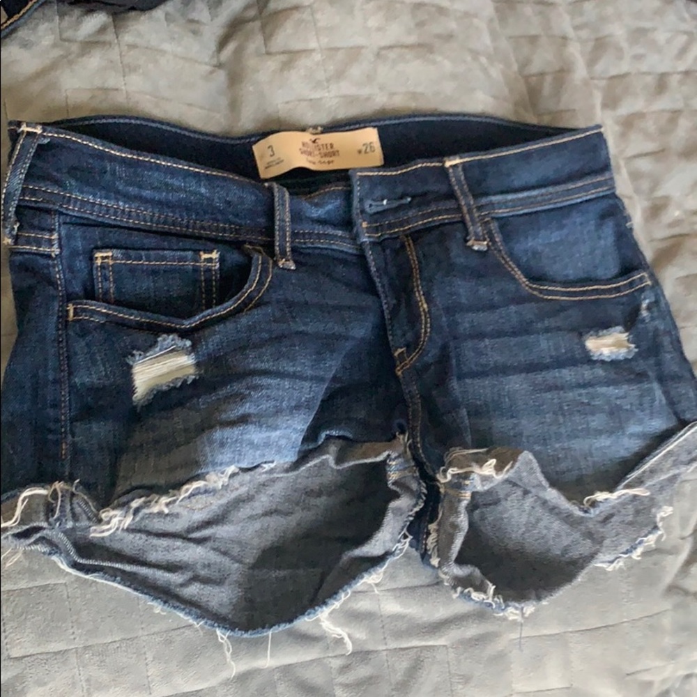 Denim shorts